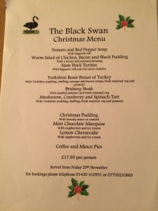 Christmas Menu